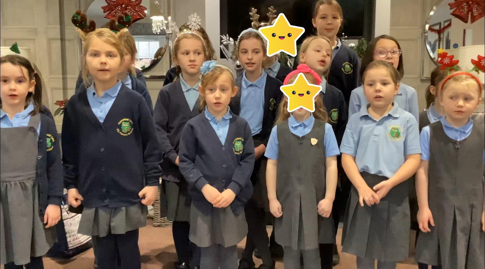 Carol singing at a local residential home 